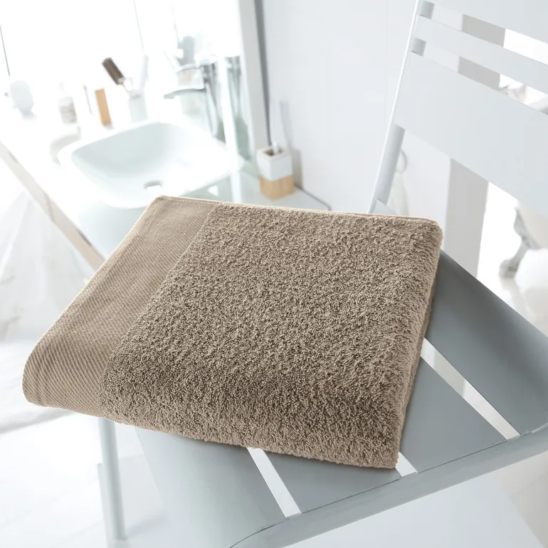 SCENARIO Plain Terry Cotton Bath Sheet - 1