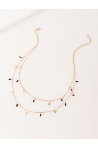 Double Layered Star Pendant Necklace