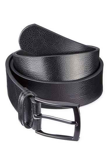 Black Slim Chino Belt
