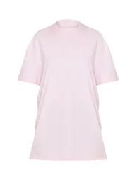 Organic Baby Pink Oversized T-Shirt - 4