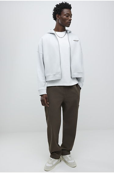 Brown Loose Fit Pull On Trousers