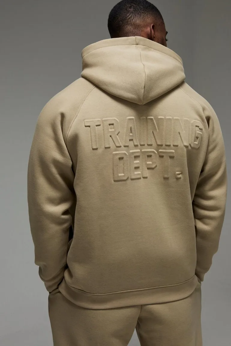 هودي بوهو مان رمادي بأكمام طويلة بقصة واسعة - 2