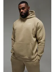 هودي بوهو مان رمادي بأكمام طويلة بقصة واسعة