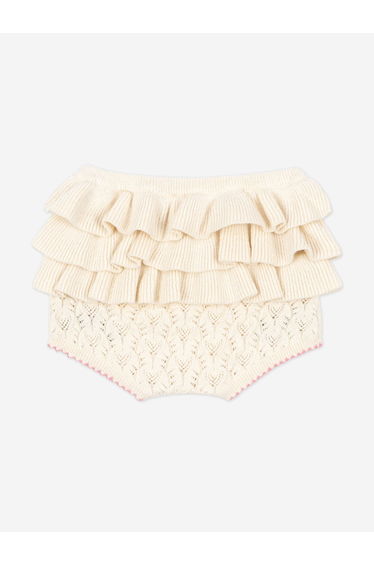 Konges Sløjd Baby Girls Rosier Shorts in Ivory
