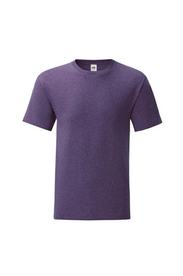 Fruit of the Loom Mens Iconic 150 T-Shirt - Purple Heather