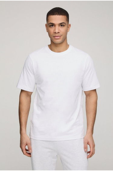 Basic Regular Fit Crew Neck T-shirt - white