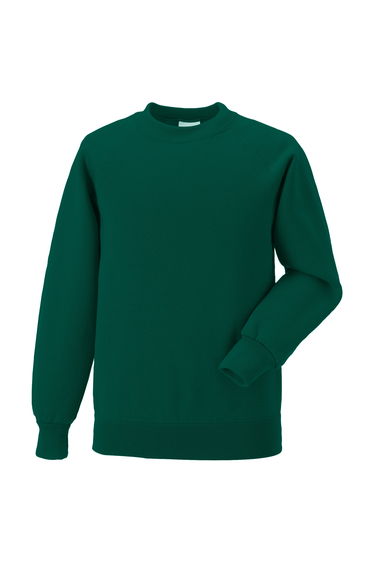 Jerzees Schoolgear Childrens Raglan Sleeve Sweatshirt - Bottle Green