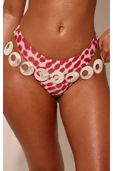 Ivory Shell Disc Chunky Belly Chain