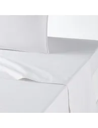 Organic Cotton Percale Flat Sheet - 1