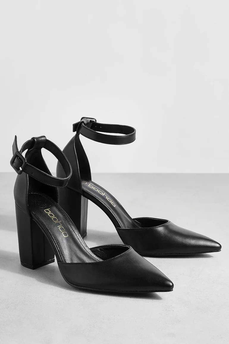 2 Part Pointed Heels - black - 1