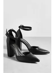 2 Part Pointed Heels - black - 1