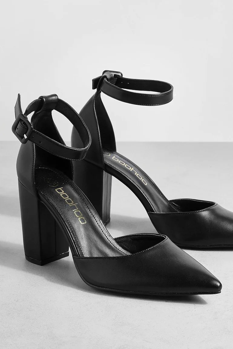 2 Part Pointed Heels - black - 3