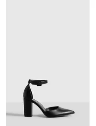 2 Part Pointed Heels - black