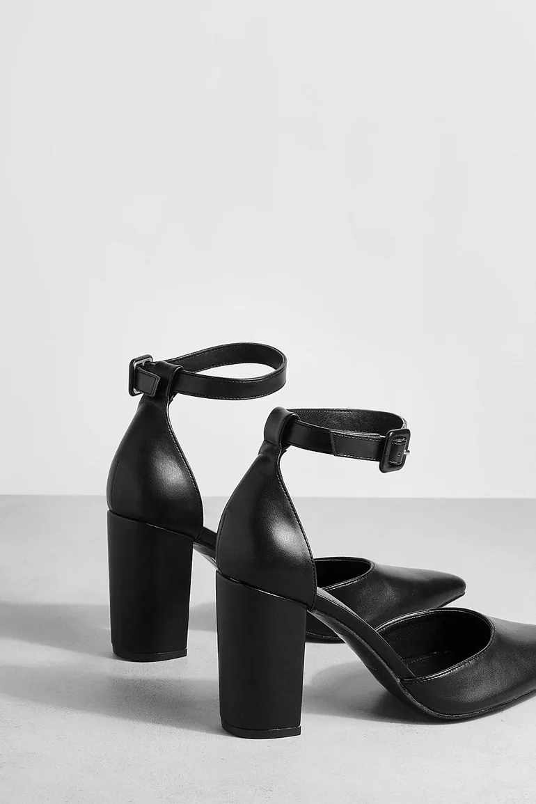 2 Part Pointed Heels - black - 2