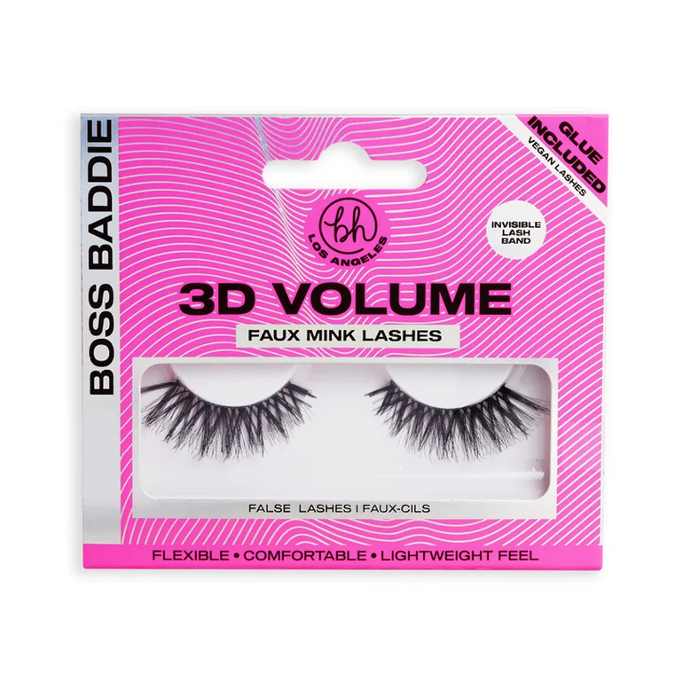 BH Los Angeles 3D Faux Mink Volume Lashes- Boss Baddie