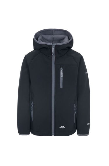 Trespass Childrens/Kids Kian Softshell Jacket - Black