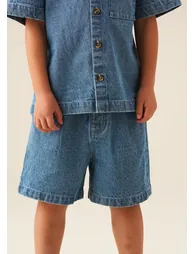 Max Jacquard Denim Short - 2