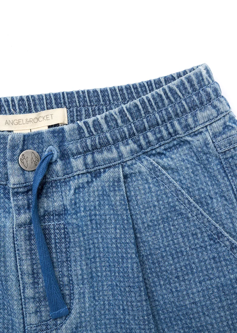 Max Jacquard Denim Short - 7