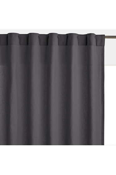 Scenario Single Cotton Curtain with Concealed Tabs