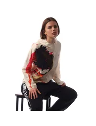 Women's adidas TM Fast Jacket in Cream - 3