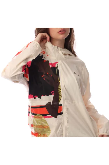 Women's adidas TM Fast Jacket in Cream