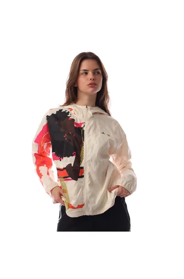 Women's adidas TM Fast Jacket in Cream