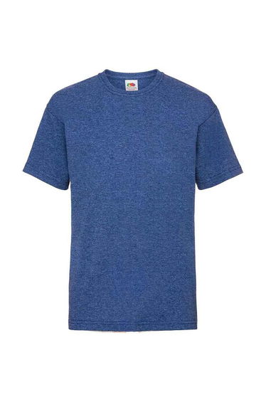 Fruit of the Loom Childrens/Kids Valueweight T-Shirt - Retro Heather Royal