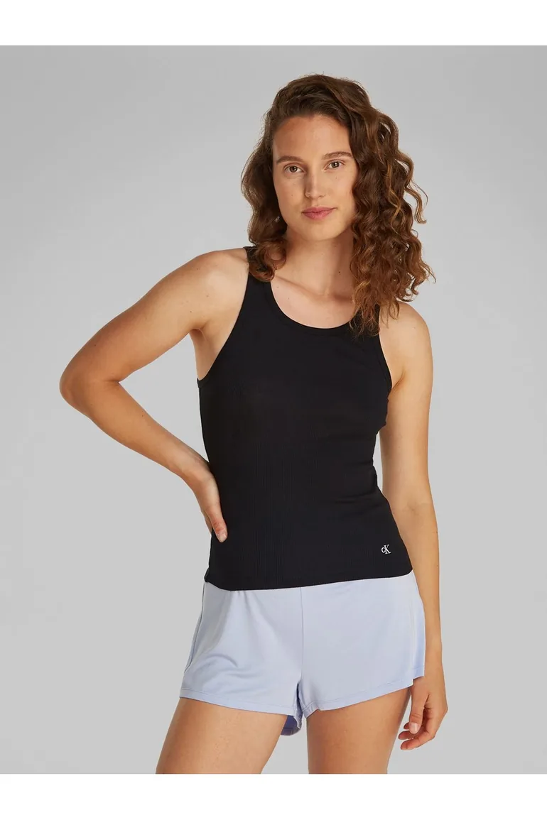 100% Cotton Scoop Neck Cotton Tank 3Pk Black