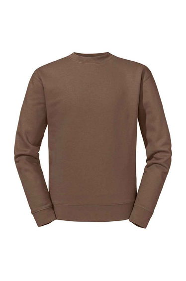 Russell Mens Authentic Sweatshirt - Mocha Brown