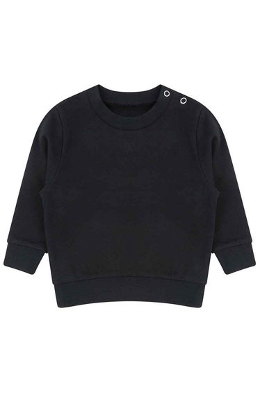 Larkwood Childrens/Kids Sustainable Sweatshirt - Black