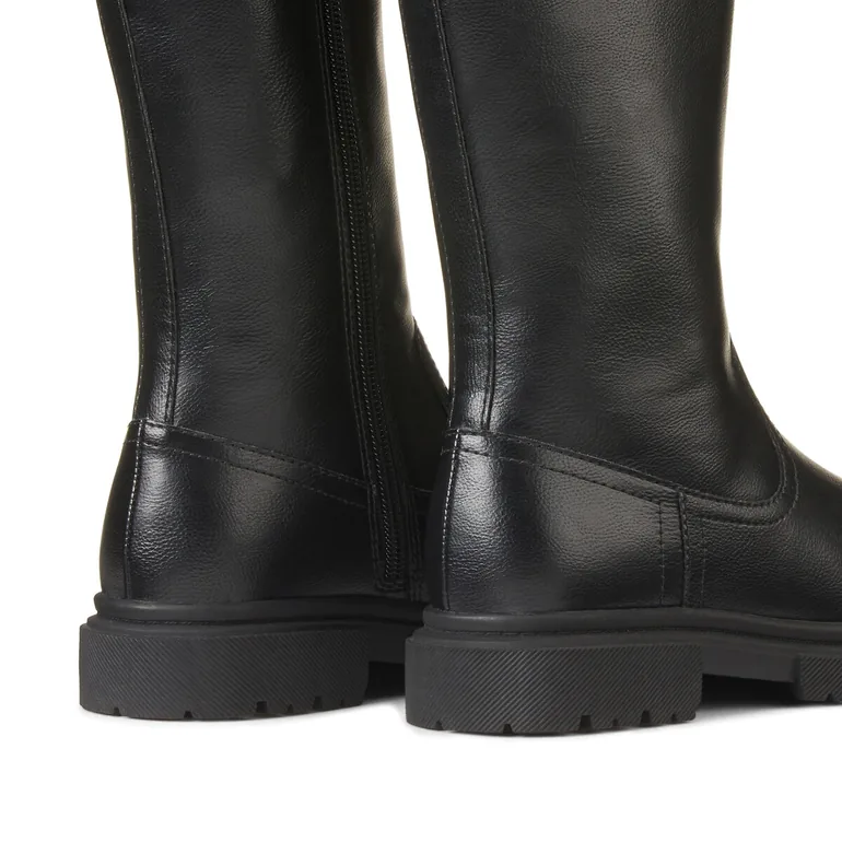 Kid's Zip-Up Boots with Notched Sole - 2