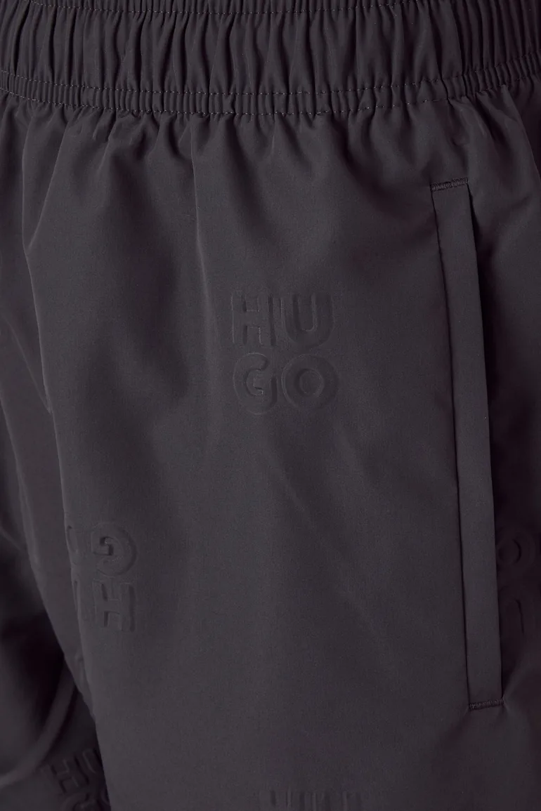 Tonal Logo Shorts Charcoal - 1