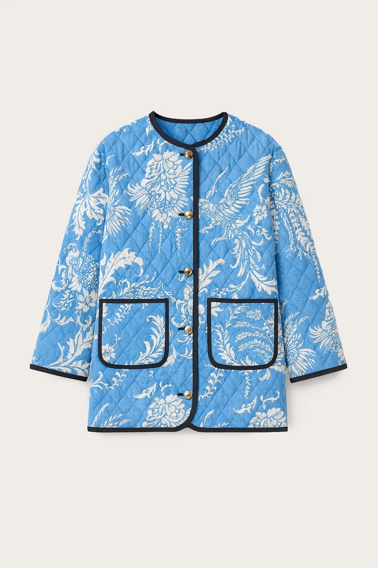 TEXTURED QUILTED JACKET - 5