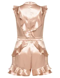 Sara Nude Ruffle Playsuit - 3