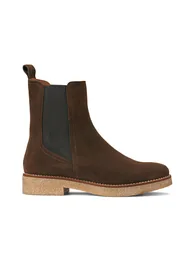 Suede Chelsea Boots with CrÃªpe Sole - 1