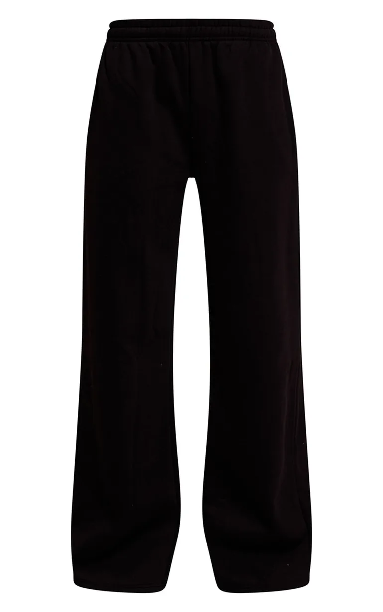 Prettylittlething Black Straight-Cut Joggers - 4