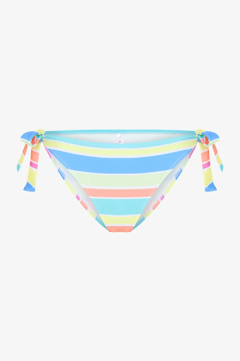 PENTI Donna Striped Brazilian Bikini Bottom - 4