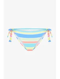PENTI Donna Striped Brazilian Bikini Bottom - 4