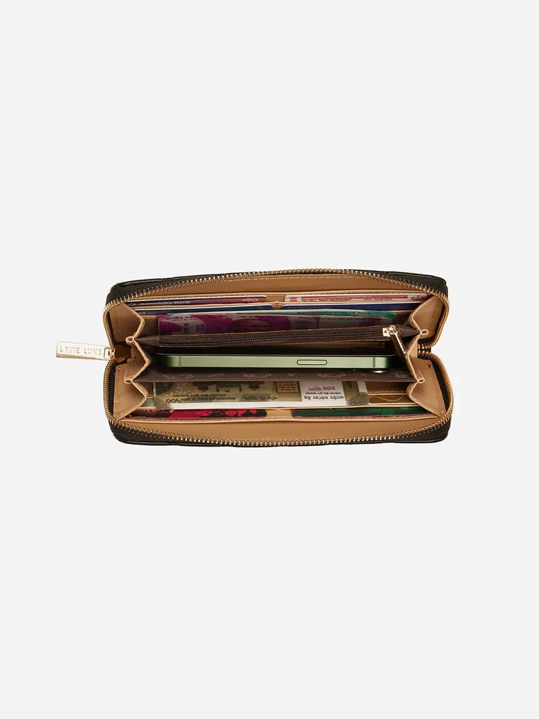 Quina25 Long Zip Around Wallet - 1