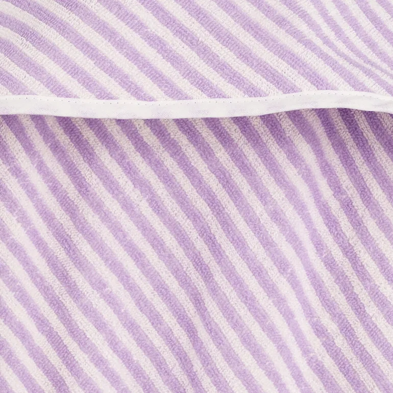 Malo Striped 100% Cotton Towelling Bath Cape - 2