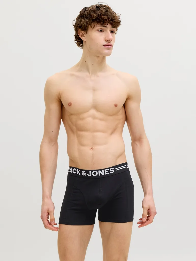 Pack of 3 - Printed Waistband Trunks - 4