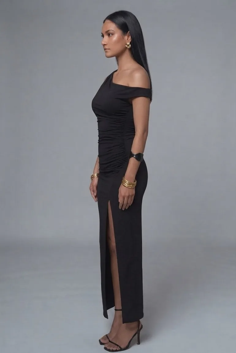 TFNC Nawell Black Maxi Dress - 1