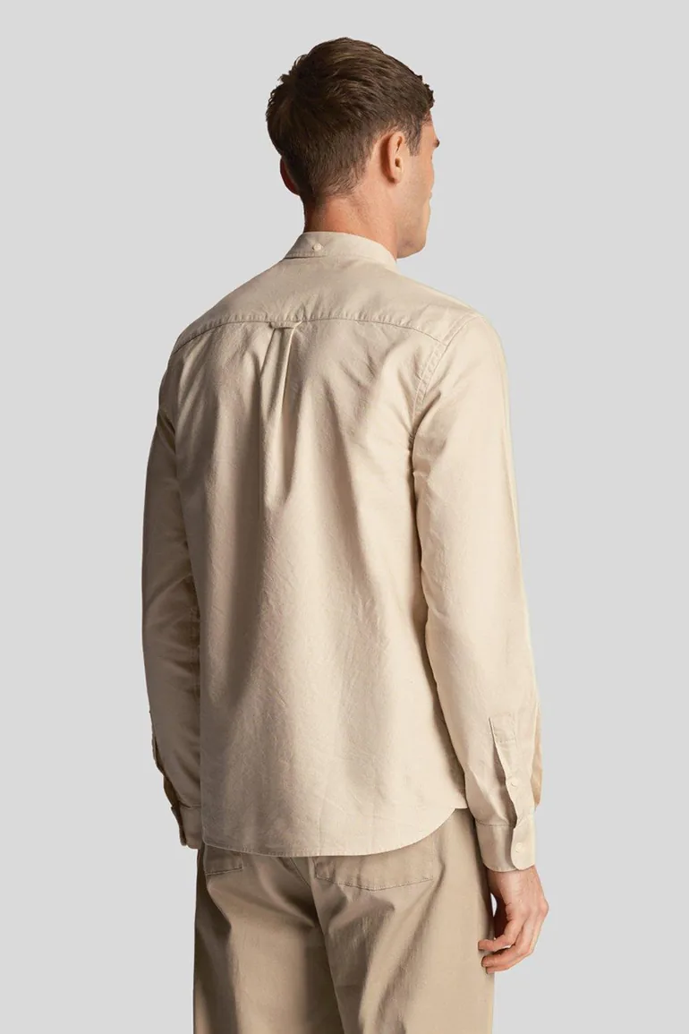 Oxford Long Sleeve Shirt Ecru - 2