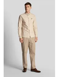 Oxford Long Sleeve Shirt Ecru - 1