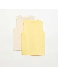 2-Pack Tank Tops with Chest Pocket YELLOW