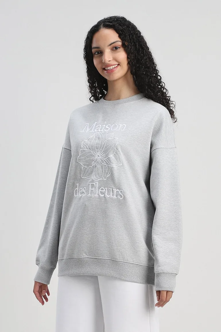 Relaxed Graphic Sweatshirt - 1