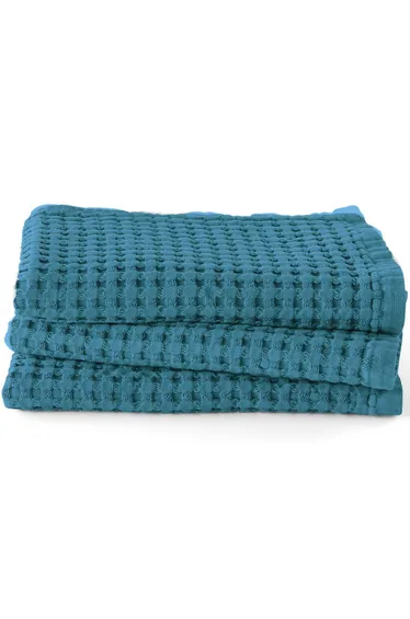 Set of 3 Tifli Honeycomb 100% Cotton Guest Towels