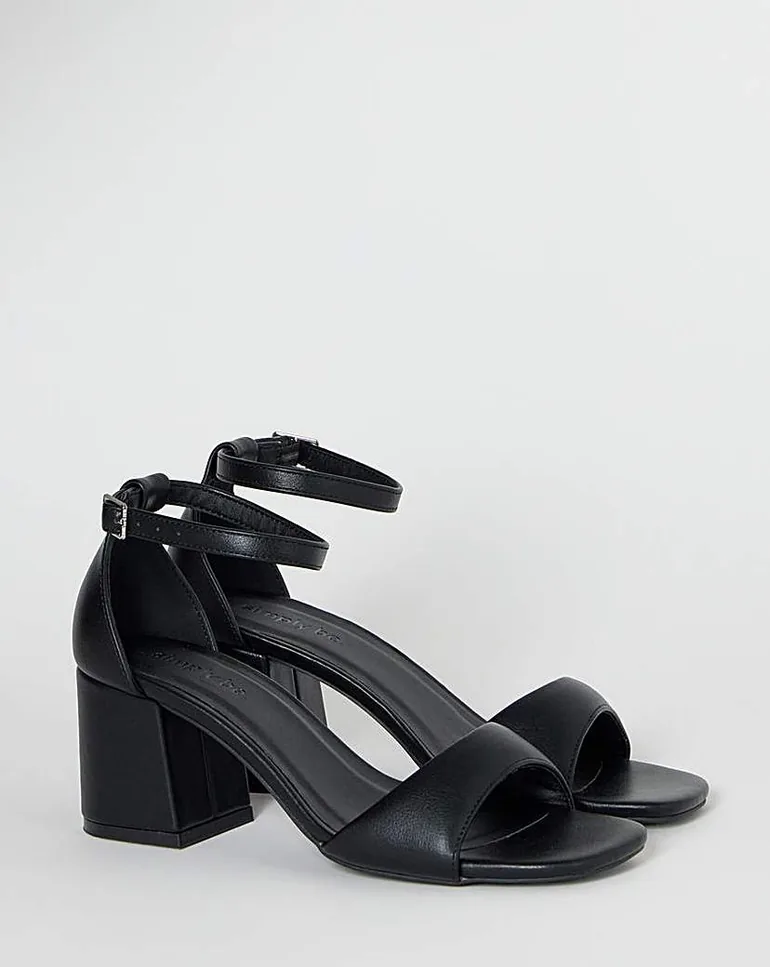 Barely There Sandals Wide Fit