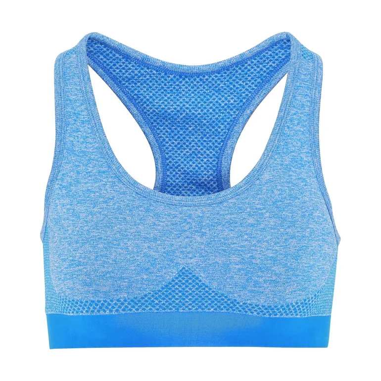TriDri Womens/Ladies Seamless 3D Fit Multi Sport Sculpt Bra - Sapphire Blue