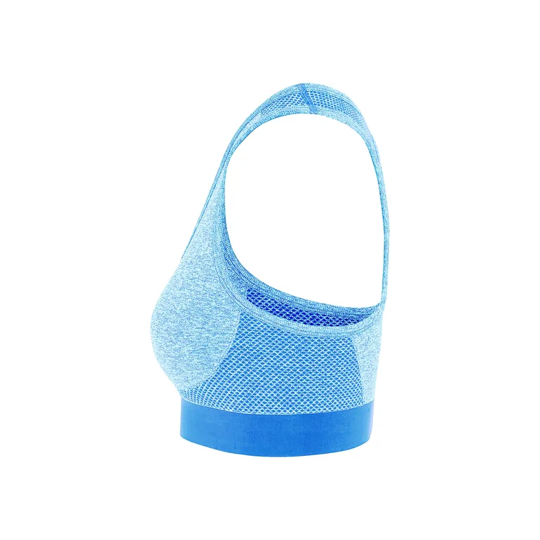 TriDri Womens/Ladies Seamless 3D Fit Multi Sport Sculpt Bra - Sapphire Blue - 2
